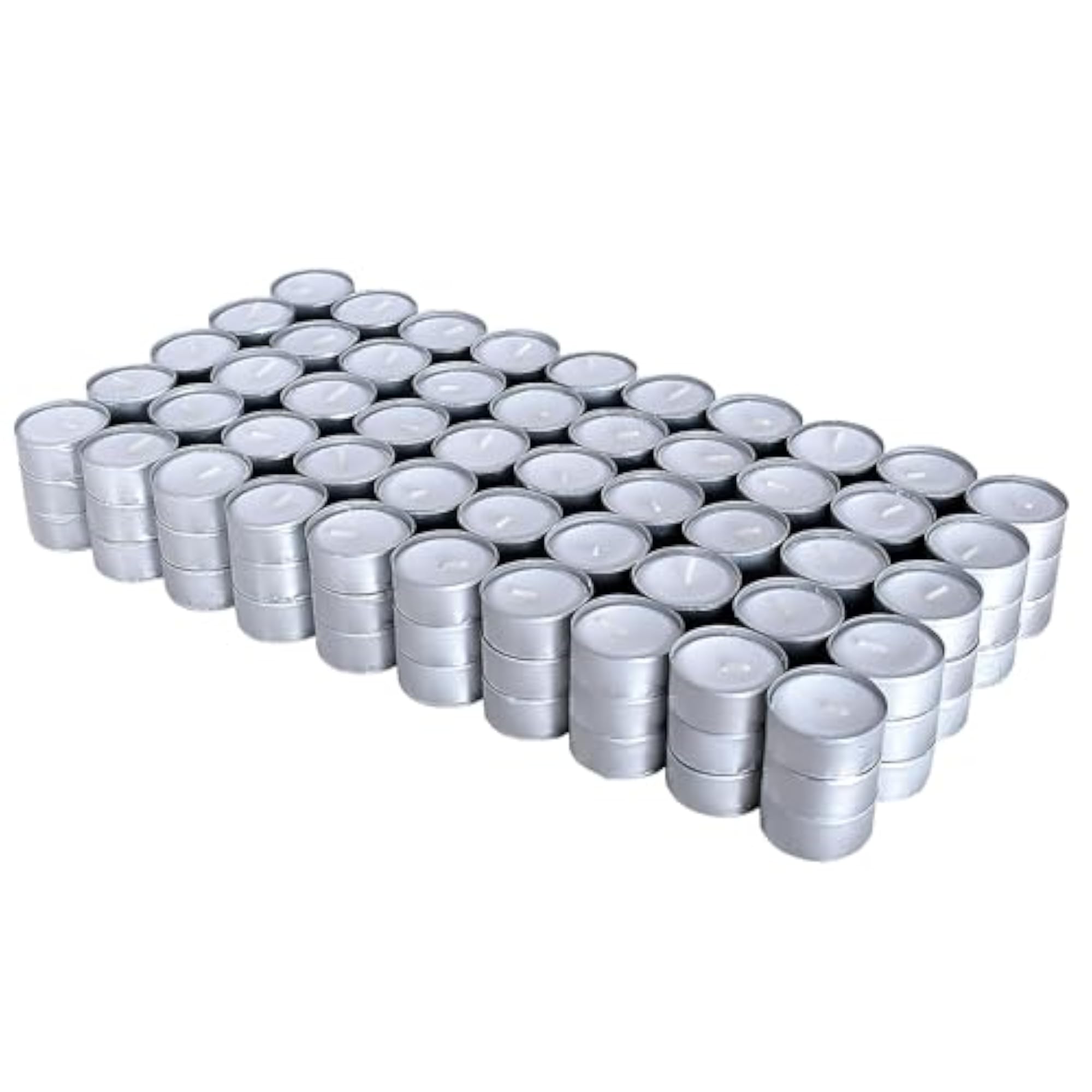 Tea Lights White Unscented, Pack of 150