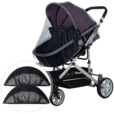 Pram Net | Mosquito Net for Pushchair | Universal Mosquito Fly Bug Insect Net Protection Cover for Pushchair | Breathable Pram Net for Buggy Carrycot Bassinet Basket Cover