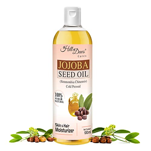 Image of Jojoba Oil 100 ml - Cold Pressed Oil For Skin, Hair and Face Care 100 ml