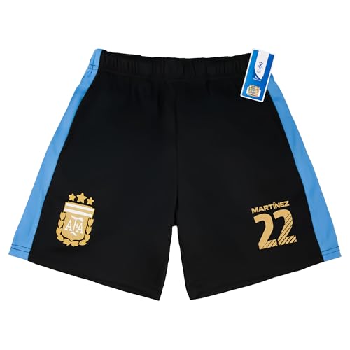 Image of Icon Sports Officially Licensed Argentina Fan Pack - 3-Piece Soccer Set - Soccer Shirt, Shorts & Socks - Unisex Kids