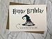 Harry Potter Birthday Card House Sorting Birthday Card Gryffindor Hufflepuff Ravenclaw Slytherin Scratch off Harry Potter Card Sorting Hat