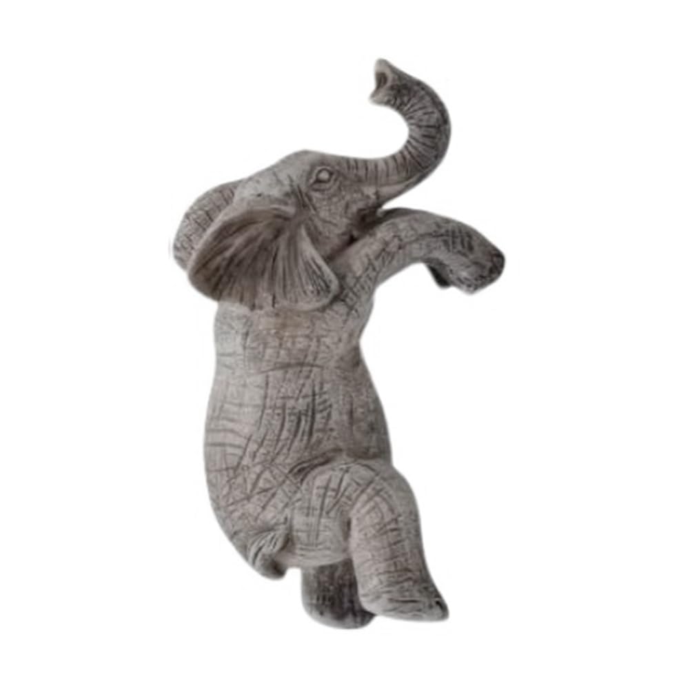CTRLZS Elephant Hanging Flower Pot Charming Balcony & Garden Decor,Adorable Animal Sculpture, for Elephant Lovers