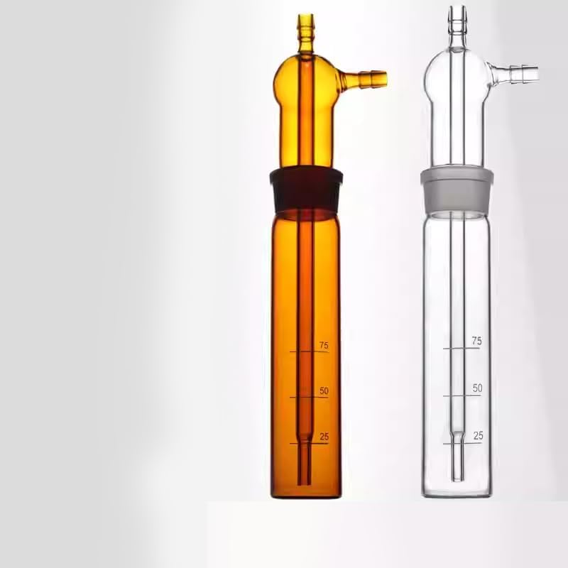 Sulfuric acid mist sampling bottle, gas glass absorption bottle (1, Brown 250ml (1 pieces))