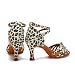 Imagen de YCALCP Zapatos de Baile Latino Mujer Profesional Tango Salsa Samba Bachata Performance 7cm