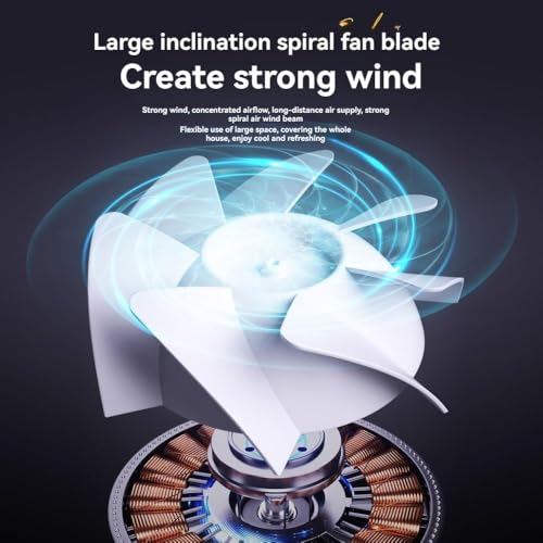 Image of Desk Fan, USB Rechargeable Quiet Desktop Fan with 5400mAh Battery & LED Display, Adjustable Speed Control, 90 Tilt Head Hangable Table Fan for Office, Bedroom, Dorm, Kitchen (Pink)