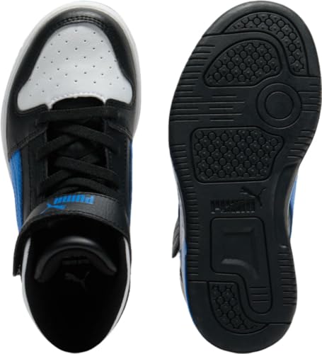 Image of PUMA Kids' Rebound Layup Mid Hook and Loop Sneakers