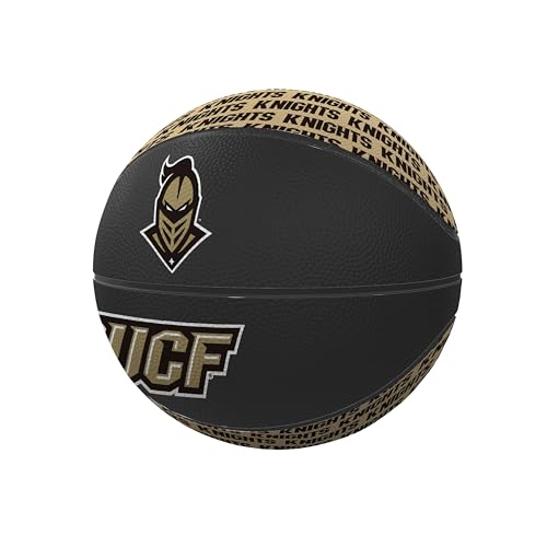 Central Florida Golden Knights Repeating Logo Mini-Size Rubber Basketball
