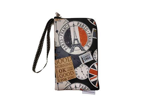 Image of Taianda Women Phone Wristlet Wallet Pouch, Dual Slots (European Theme)
