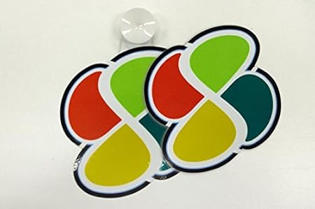 Amazon Co Jp 四つ葉マーク Sd 1516 高齢者マーク 吸盤 はってはがせる各１枚入り 文房具 オフィス用品