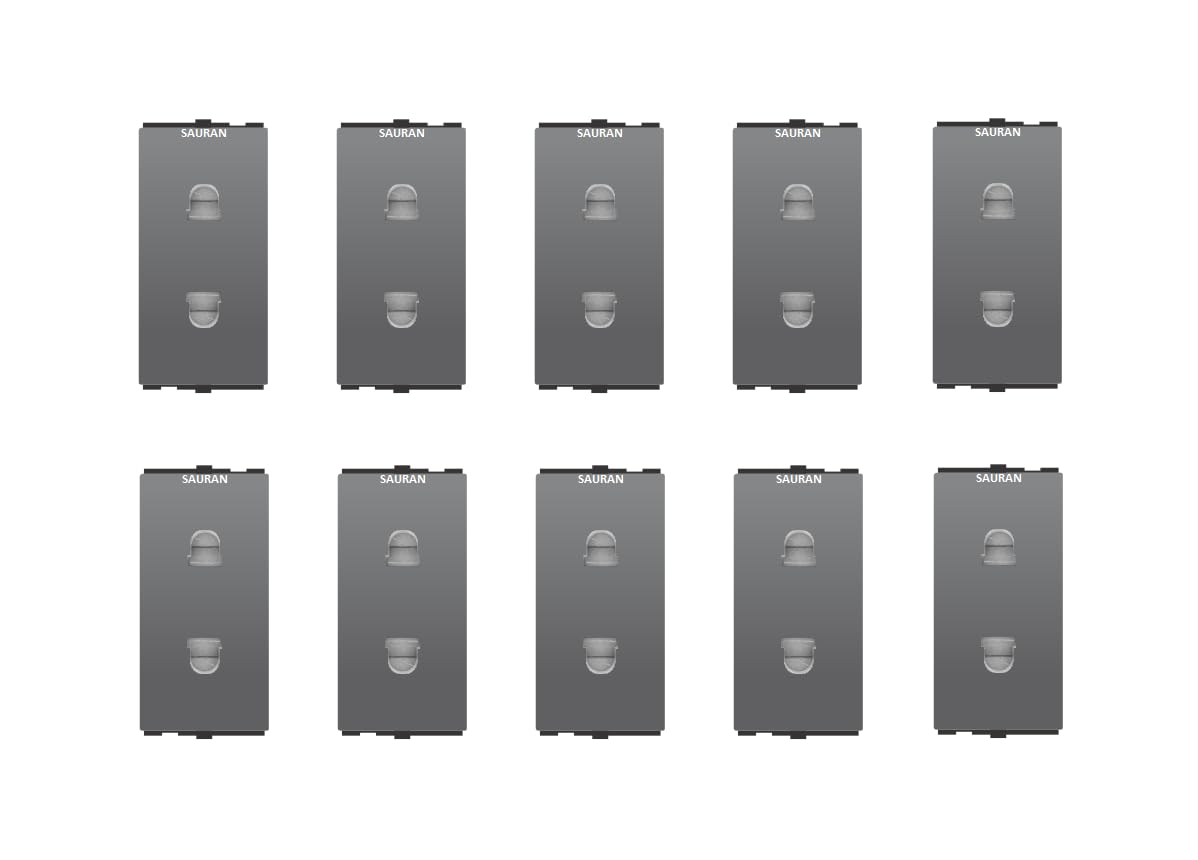 SAURAN Electrical Switch Black 2 Pin Socket With Safety Shutter (10)-image-41