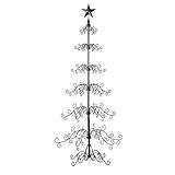 Metal Ornament Tree-84'H - Black