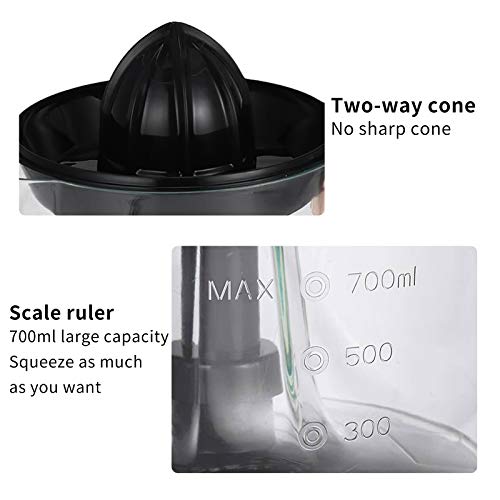 YUNYODA Electric Juicer, elektrische citruspers, elektrische sapcentrifuge, draagbare vruchtensapcentrifuge met filter… - Afbeelding 7