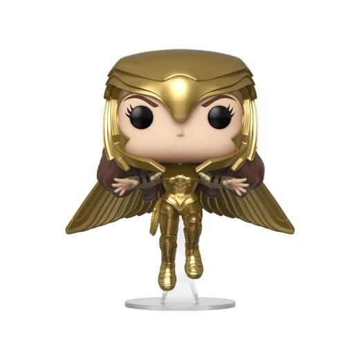 Funko POP! Heroes - Wonder Woman 1984 #324 Wonder Woman (Golden Armor Flying)
