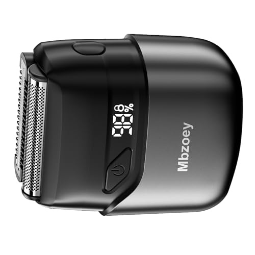 Mbzoey Dustproof Shaver Waterproof, Stylish, Comfortable, Sturdy,IPX7 Waterproof Wet Dry Cordless Razor Easy to Use