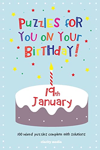 Puzzles for you on your Birthday - 19th January 1503318702 Book Cover