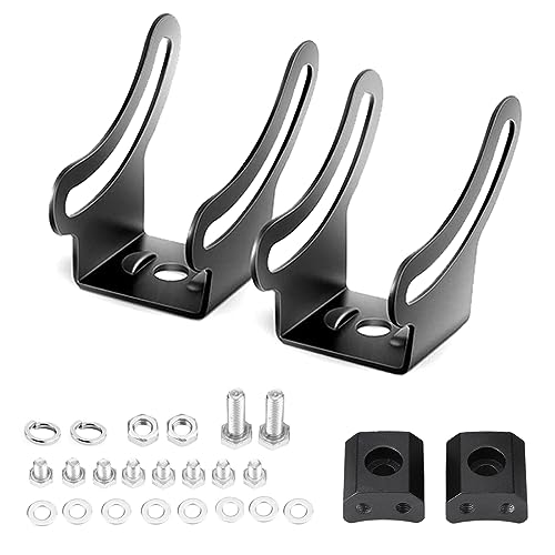 LEDKITO LED Light Bar Base Mounting Bracket Universal Adjustable Slide Mounting Brackets 2PCS Side...