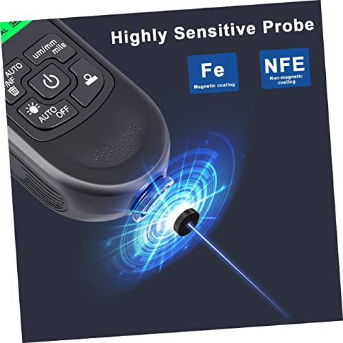 Medidor digital de espesor de pintura automotriz portatil miniatura 4
