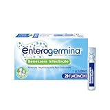 Enterogermina Benessere Intestinale, Fermenti Lattici Probiotici, Integratori Adulti e Bambini 3+ Favorisce l’Equilibrio della Flora Batterica Intestinale, Senza Glutine (20 Flaconcini/5 ml)