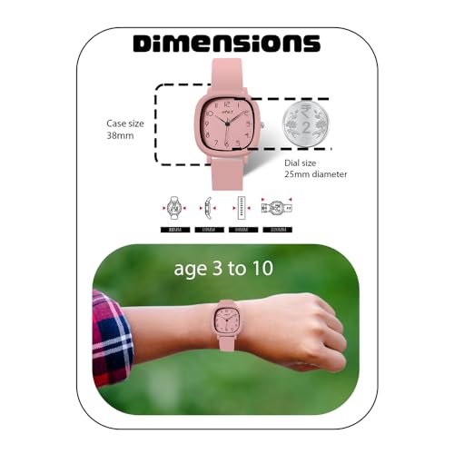 Image of SPIKY Analog Watch for Kids | Water Resistant & Lightweight | Durable & Soft Silicone Strap | Unisex Best Birthday Gift | Casual Analogue Wrist Watches for Boys & Girls | Age 2-14 yrs
