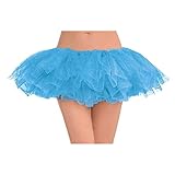 Light Blue Tulle Tutu For Adults - One Size Fits All (Pack Of 3) - Perfect For Parties & Performances