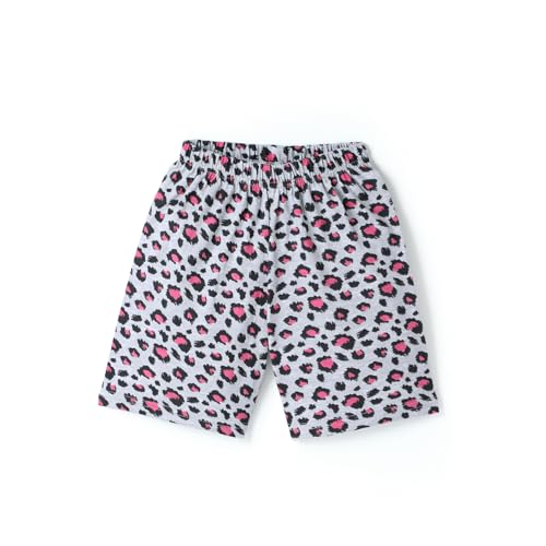Image of Girls Premium Cotton Printed T-Shirt & Shorts Set | Summer Wear Comfortable Loungewear Clothing Set | Girls Co-Ord Set | Casual Half Sleeve Printed Top & Bottom Set