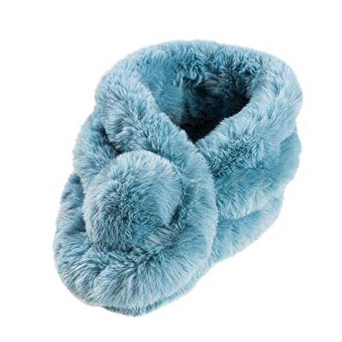 Fur Collar Scarf for Women Faux Fur Scarves Neck Shrug for Spring Fall Winter Coat Dress4