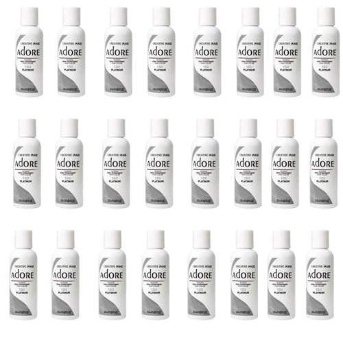 Adore Semi Permanent Hair Color - Vegan and Cruelty-Free Hair Dye - 4 Fl Oz - 155 Titanium (Pack of 1)
