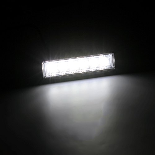 Auxtings 2 Pieces 6 Inch 18W Flood Led Work Light Bar For Headlight Work Light Lamp Off Road High Power Atv 4X4 Tractor Off Road Light Fog Driving Bar Rree Truck Suv Car Ip67 Waterproof,12V 24V #TOP4