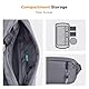 K&F Concept Kamera-Rucksack, Schultertasche, quadratische Tasche, Taschen für Fotografen, Kamera-Rechteck-Hülle, kompatibel mit Canon/Nikon/Sony/DJI Mavic Drohnen-Rucksack (DunkelGrau)