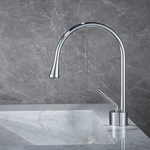 Robinet hot cold noir rotatif avec mitigeur eau chaude et froide en laiton