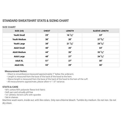 Chalktalksports Guys Lacrosse Standard Sweatshirt | Crossed Sticks | Gray | Adult Medium #TOP5