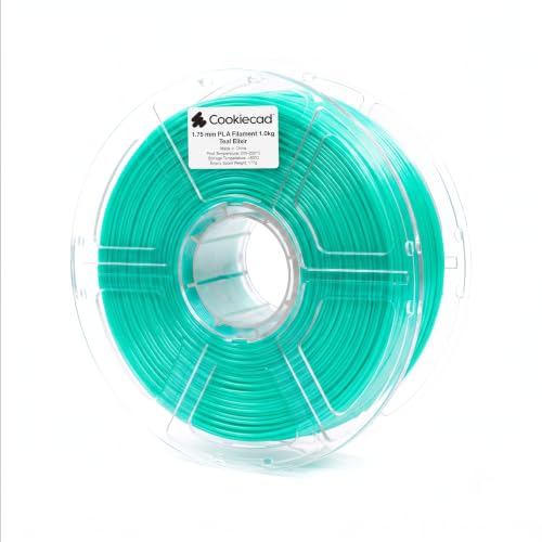Image of Cookiecad PLA Filament Iridescent Glitter, Teal Elixir, 1.75mm 1kg
