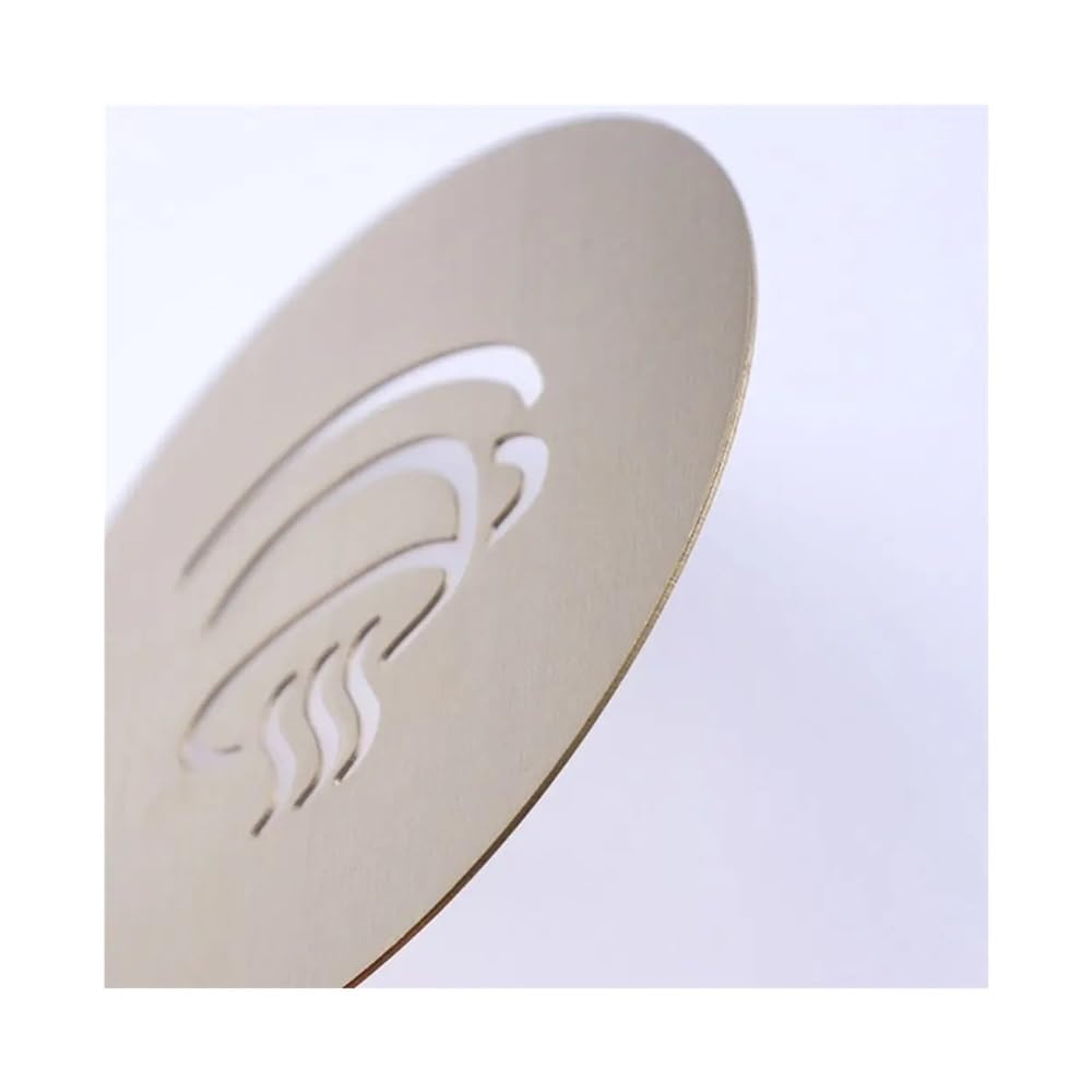 Plantillas de acero para decoración de café, café con leche, capuchino, para decoración de tartas, galletas, pintura en aerosol, molde para hornear para plantilla de barista (negro)