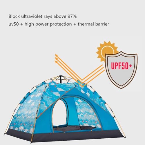 Carpa automática para camping 4-6 personas impermeable miniatura 4