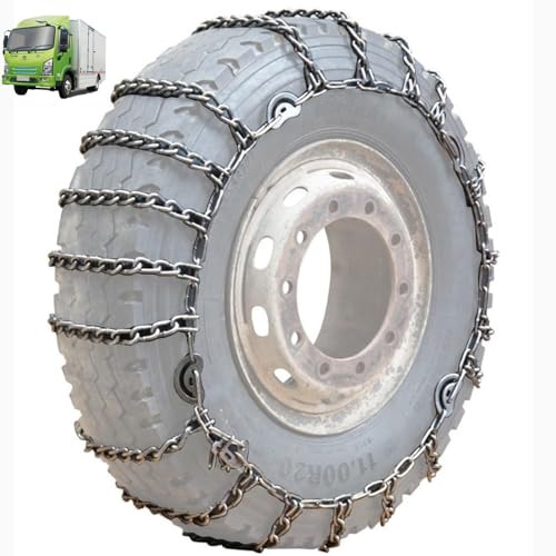 YAGOLD Tire Traction-Set of 2 Snow Chains for Semi Trucks Snow Chains for Car Tires Universal Metal Tire Chains for SUV Trucks Pickup Trucks Semi Trucks Van Trucks ATV Light Truck 9mm_315/80R22.5