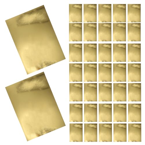 Papier scrapbooking doré A5 pour invitations d'anniversaire et fêtes
