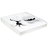 Dimensions : 33x33cm Éditions Clouet 16009 - Serviettes en papier (lot de 20) \