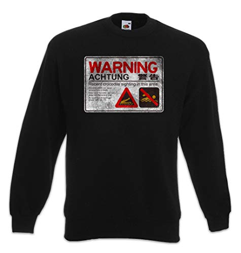 Pullover Crocodile Warning Sign II idéal pour vos sorties urbaines en automne