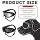 FOSDICK 2 PCS Hundebrille, Brille Hund UV-Schutz, Hunde Brille Winddicht, Sonnenbrille Hund mit Verstellbare Riemen, Hundesonnenbrille für Mittel Große Hunde, zum Autofahren, Outdoor-Aktivitäten