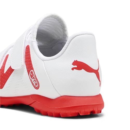 PUMA Future Play TT V Jr, Zapatillas de fútbol, Orquídea de Fuego Blanco, 35 EU