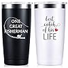 Wedding Anniversary for Couple Friend Lovers Cups Stainless Steel Wine Tumbler Travel Mug with Straw and Lid,2 Pack (4…