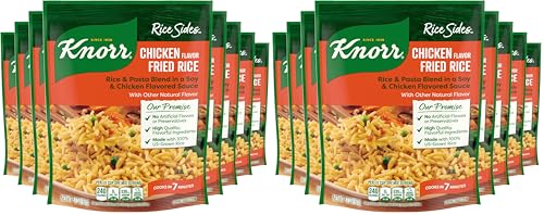 Image of Knorr Rice Sides Chicken Flavor Fried Rice For a Tasty-Rice Side Dish No Artificial Flavors 5.7 oz,(Pack of 16)