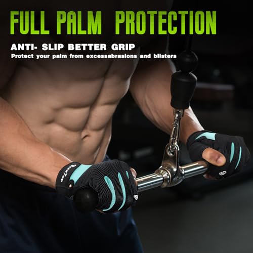 Seektop Workout Gloves for Men and Women, Weight Lifting Gloves with Full Protection, Excellent Grip, Gym, Breathable Exercise Gloves for Weightlifting, Fitness, Training