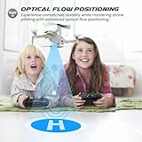 SIMREX Drone With 1080P Camera for Kids Adults, Mini RC Quadcopter Foldable, One Key Start, Waypoint Fly, Headless Mode, Auto-Follow, 3D Flip, 3 Speeds, 2 Batteries, Easy for Beginners, Grey - Image 3