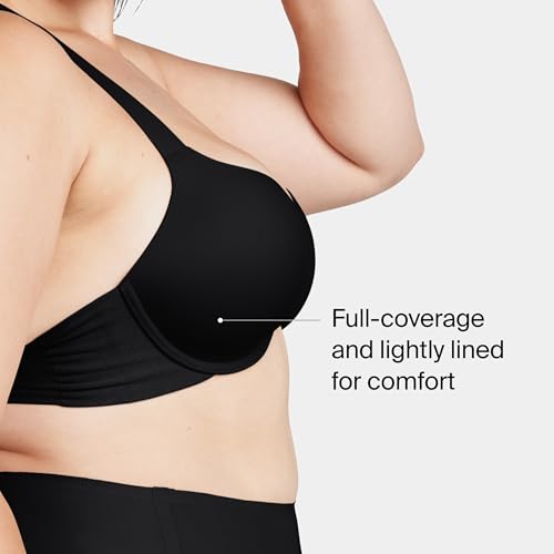 Image of Spanx Smooth Bra-Llelujah! Lightly Lined Racerback Bra - Full Coverage Comfort and Front Closure - Everyday T-Shirt Bra