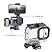 SOONSUN Waterproof Case for GoPro Hero 13 12 11 10 9 Black,196FT/60M Underwater Protective Diving Housing with Accessories, Built-in Dual Cold Shoe Mount to Connect Video Light and Microphone