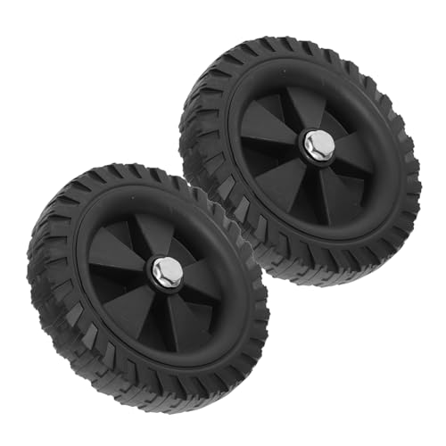 SOPOTUTU Ruote in Gomma per Compressore D'aria Silentiose, Ricambio Resistente All'usura, Set 2 Pezzi per Facile Mobilità e Sostituzione Rapida