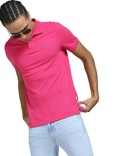 Image of Jack & Jones Men Cotton Slim Fit T-Shirt
