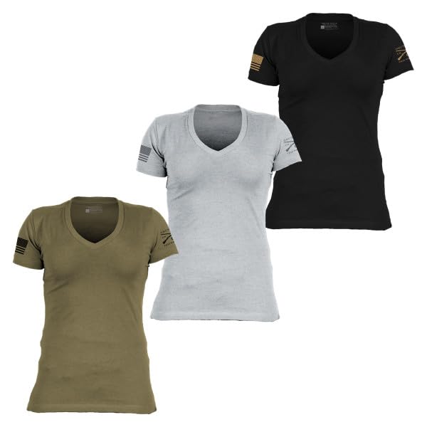 Grunt Style Basic Women's V-Neck T-Shirt Pack