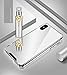 Produktbild Artfeel Spiegel Hülle für iPhone XS Max, Ultra Dünn Leicht Klar Weich Silikon Bumper Handyhülle,Kratzfest Stoßfest Make Up Spiegel Zurück Schutzhülle für iPhone XS Max 6.5 Zoll-Silber